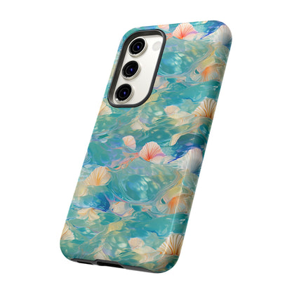 Watercolour Seashell Wonders - Protective Tough Phone Case