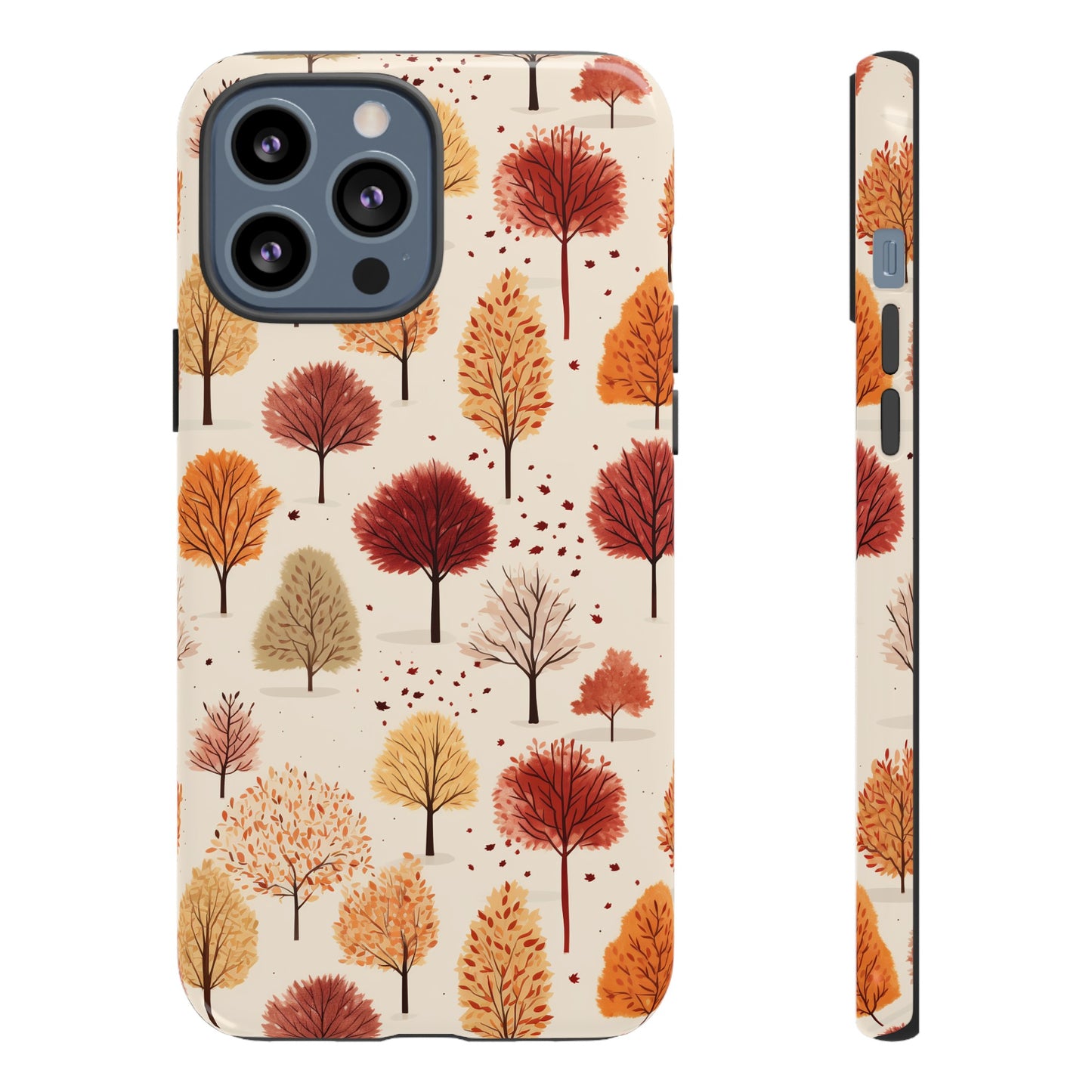 Gradient Grove: Autumn's Diverse Palette - Tough Phone Case