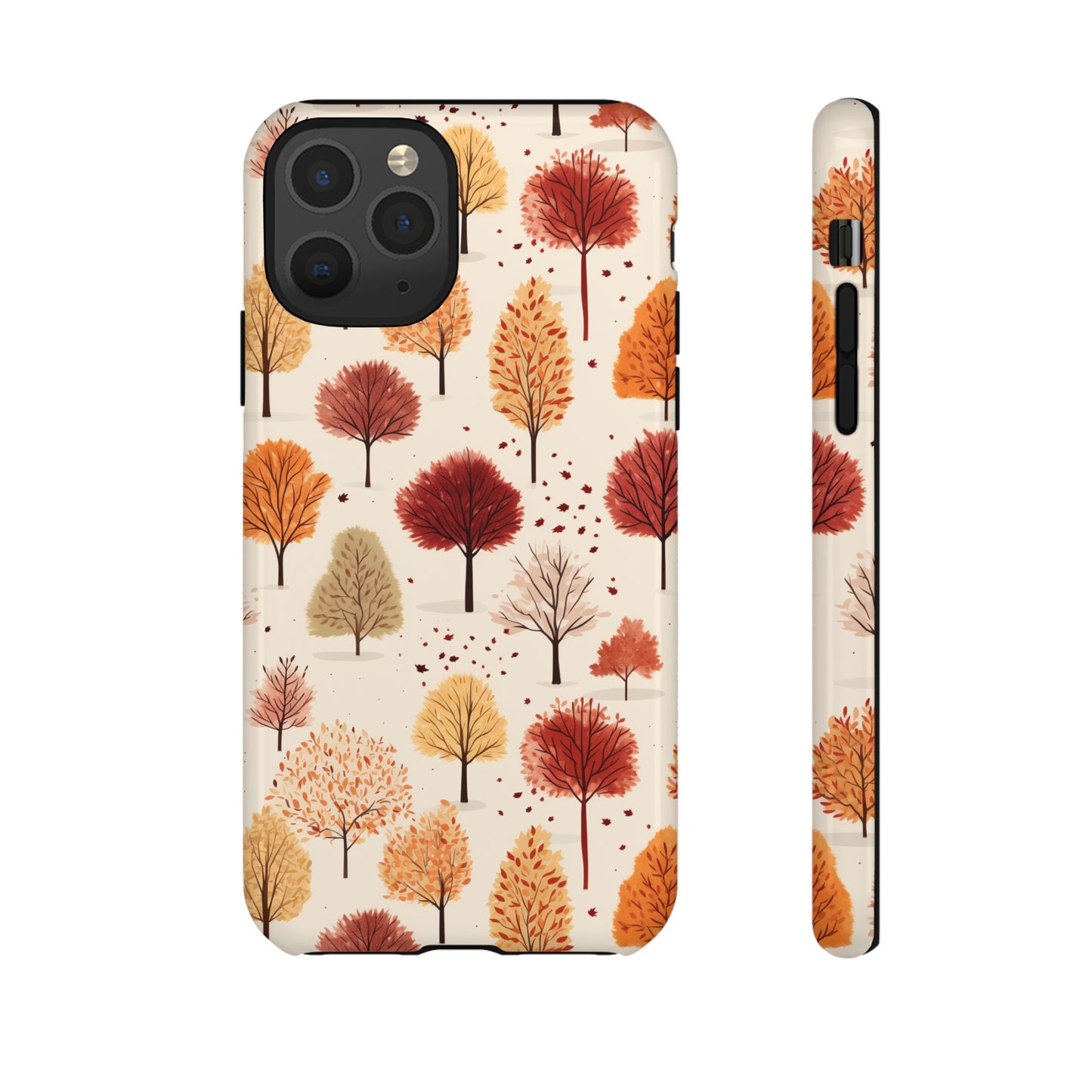 Gradient Grove: Autumn's Diverse Palette - Tough Phone Case