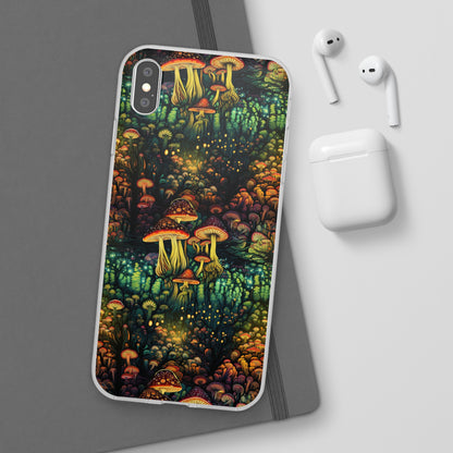 Neon Hallucinations: An Illumulated Autumn Spectacle - Flexible Phone Case