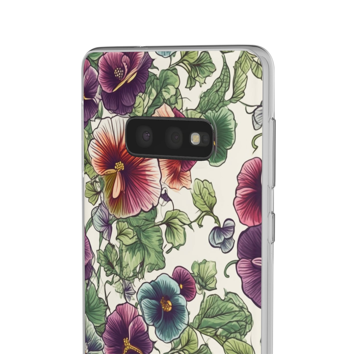 Watercolour Pansy Phone Case - Delicate Floral Elegance - Spring Collection - Flexi Cases Phone Case Pattern Symphony   