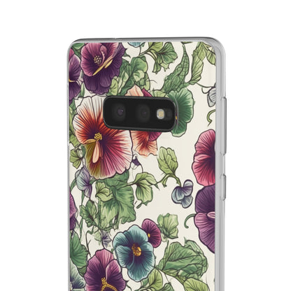 Watercolour Pansy Phone Case - Delicate Floral Elegance - Spring Collection - Flexi Cases Phone Case Pattern Symphony   