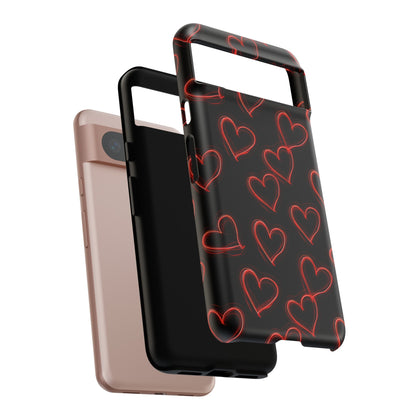 Neon Heartbeat - Phone Case