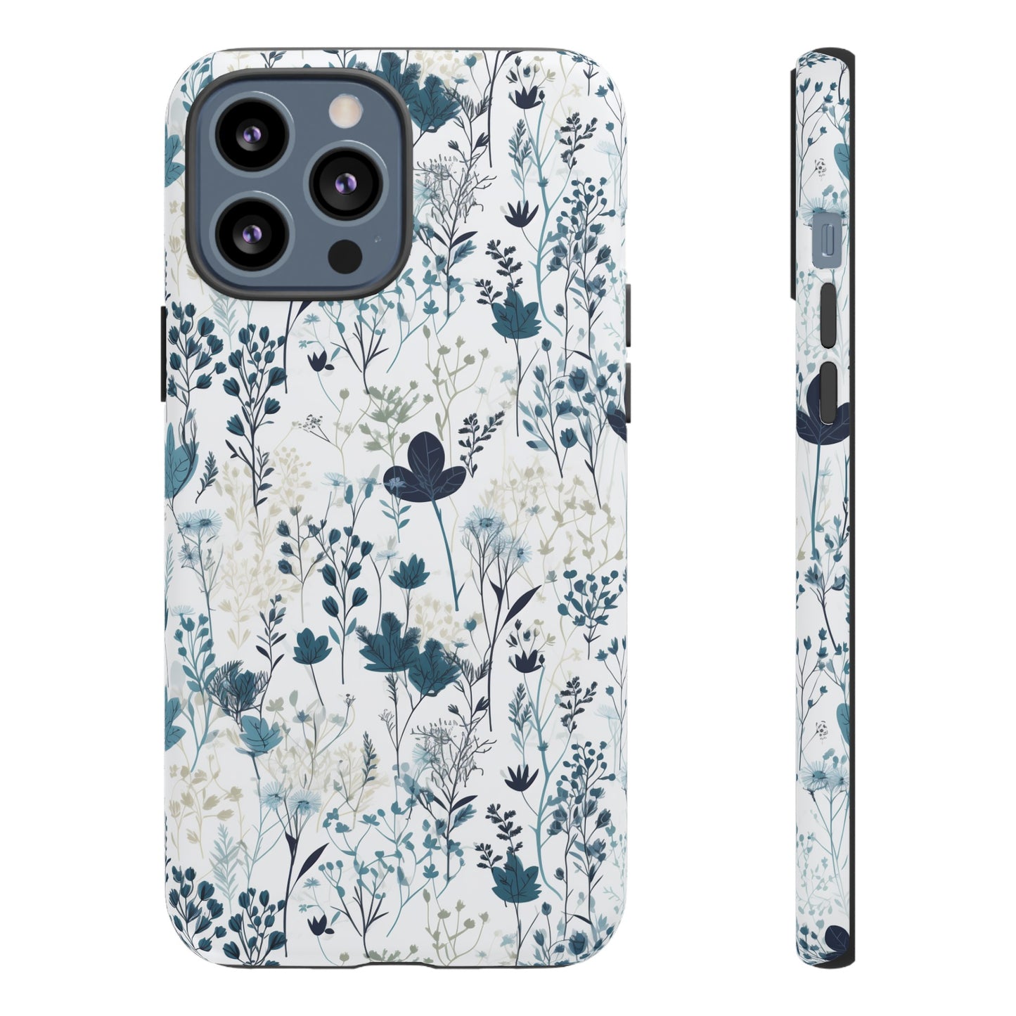 Serene Blue Wildflower - Phone Case