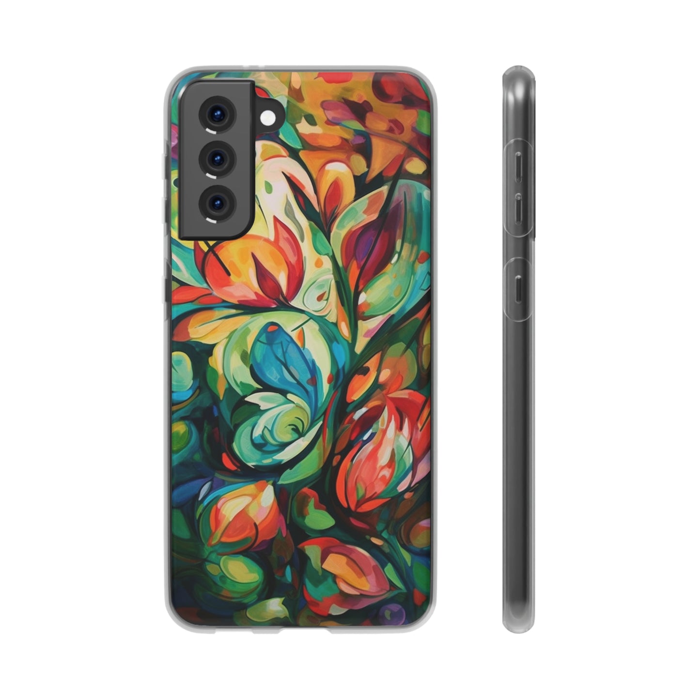 Spring Flourish Phone Case - Artistic Floral Elegance - Spring Collection - Flexi Cases Phone Case Pattern Symphony   