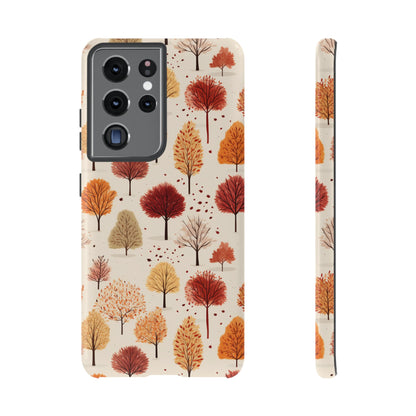 Gradient Grove: Autumn's Diverse Palette - Tough Phone Case