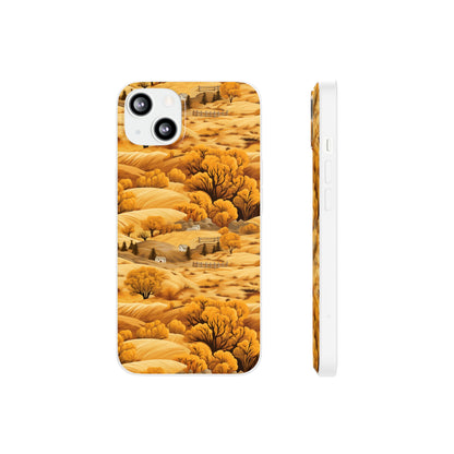 Rural Rhapsody: Early Autumn Farm Tales - Flexible Phone Case