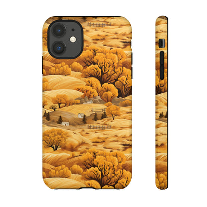 Rural Rhapsody: Early Autumn Farm Tales - Tough Phone Case