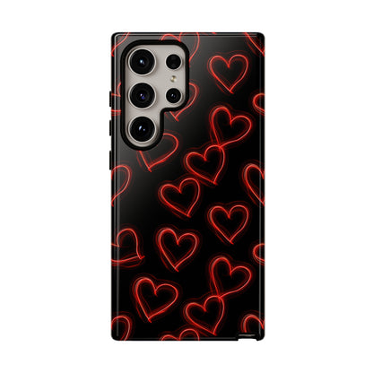 Neon Heartbeat - Phone Case