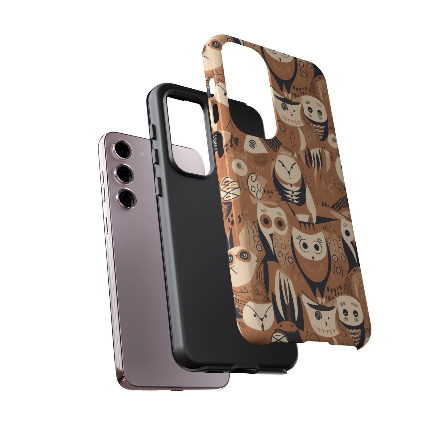 Abstract Owl - Phone Case