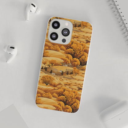 Rural Rhapsody: Early Autumn Farm Tales - Flexible Phone Case