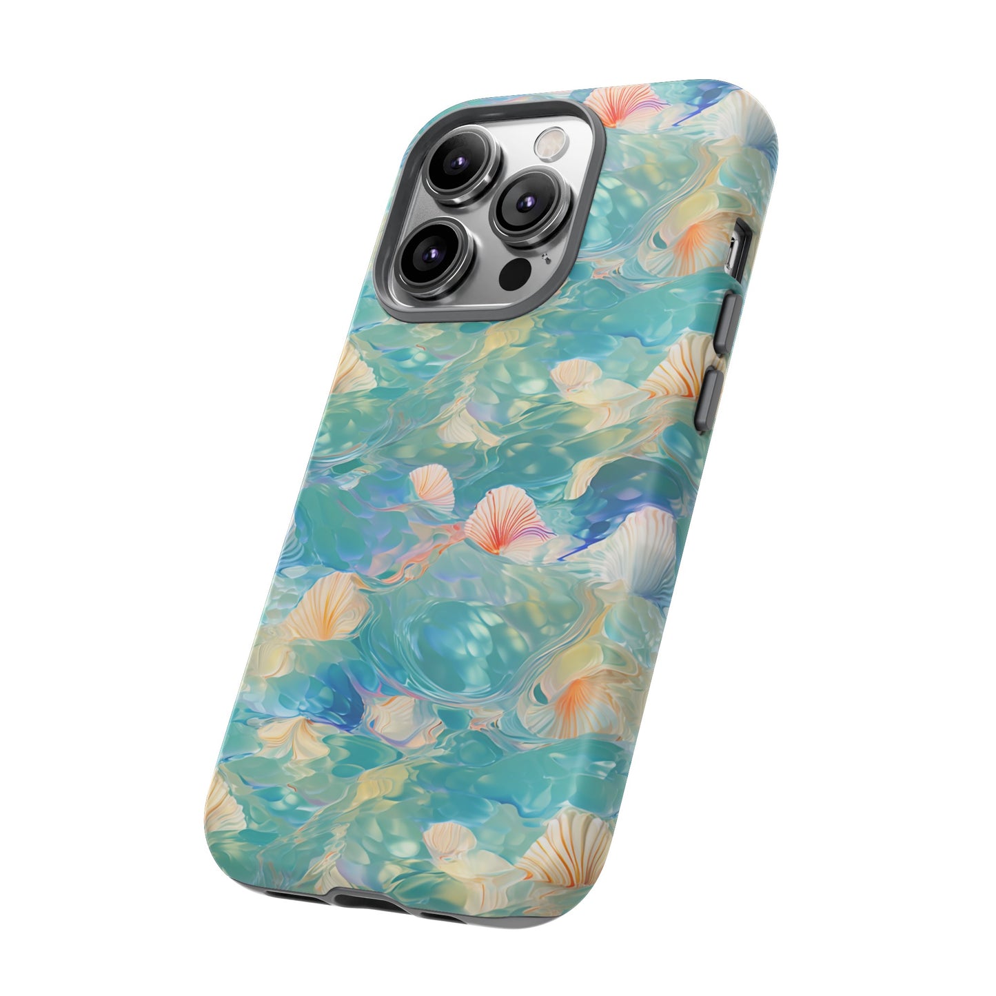 Watercolour Seashell Wonders - Protective Tough Phone Case