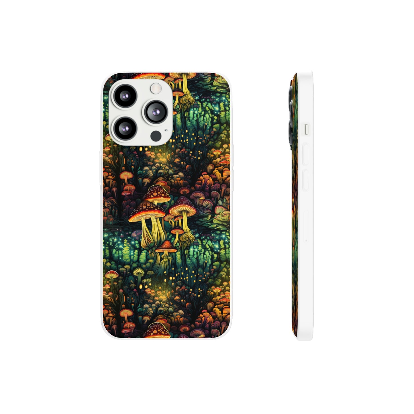 Neon Hallucinations: An Illumulated Autumn Spectacle - Flexible Phone Case