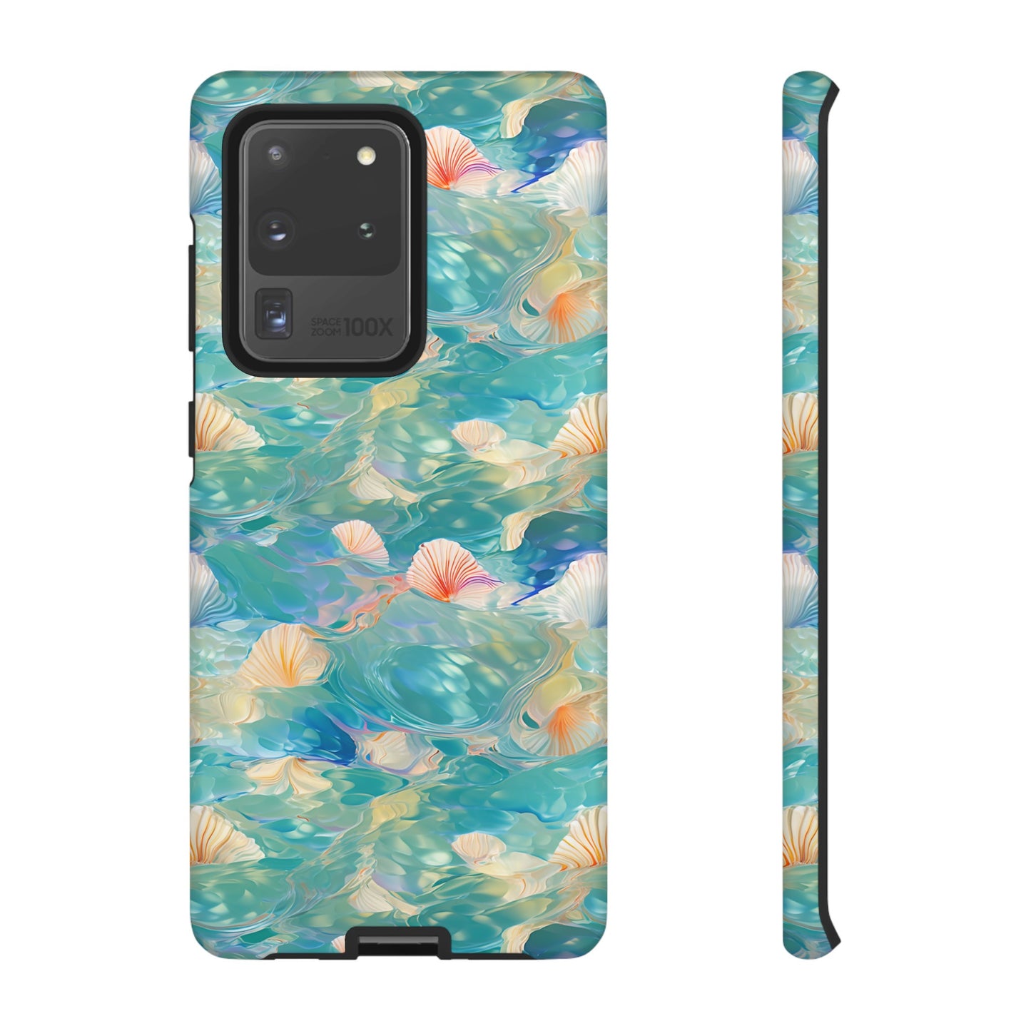 Watercolour Seashell Wonders - Protective Tough Phone Case