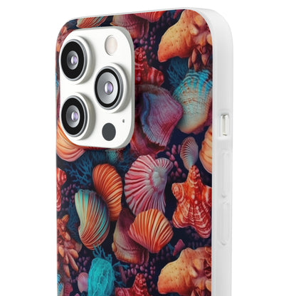 Vibrant Shallow Seascape - Flexible Phone Case Phone Case Pattern Symphony   