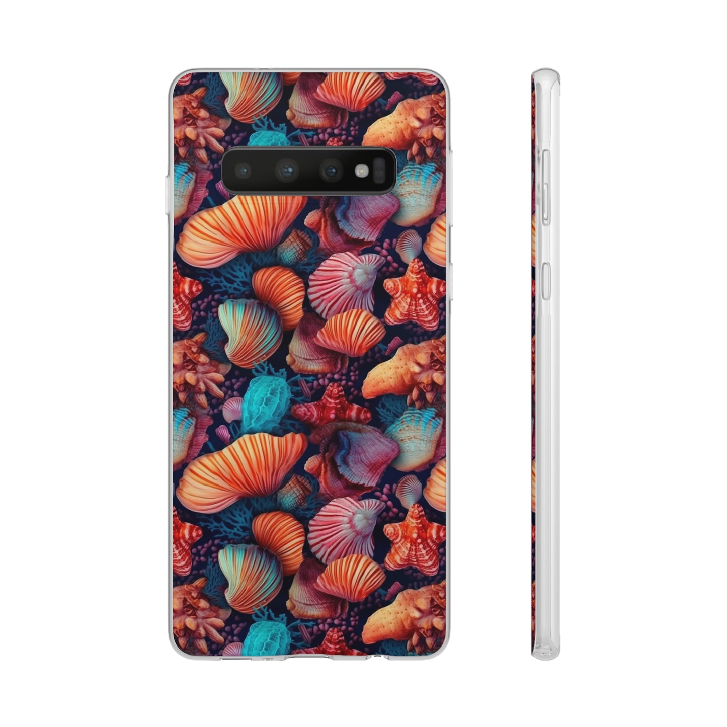 Vibrant Shallow Seascape - Flexible Phone Case Phone Case Pattern Symphony   