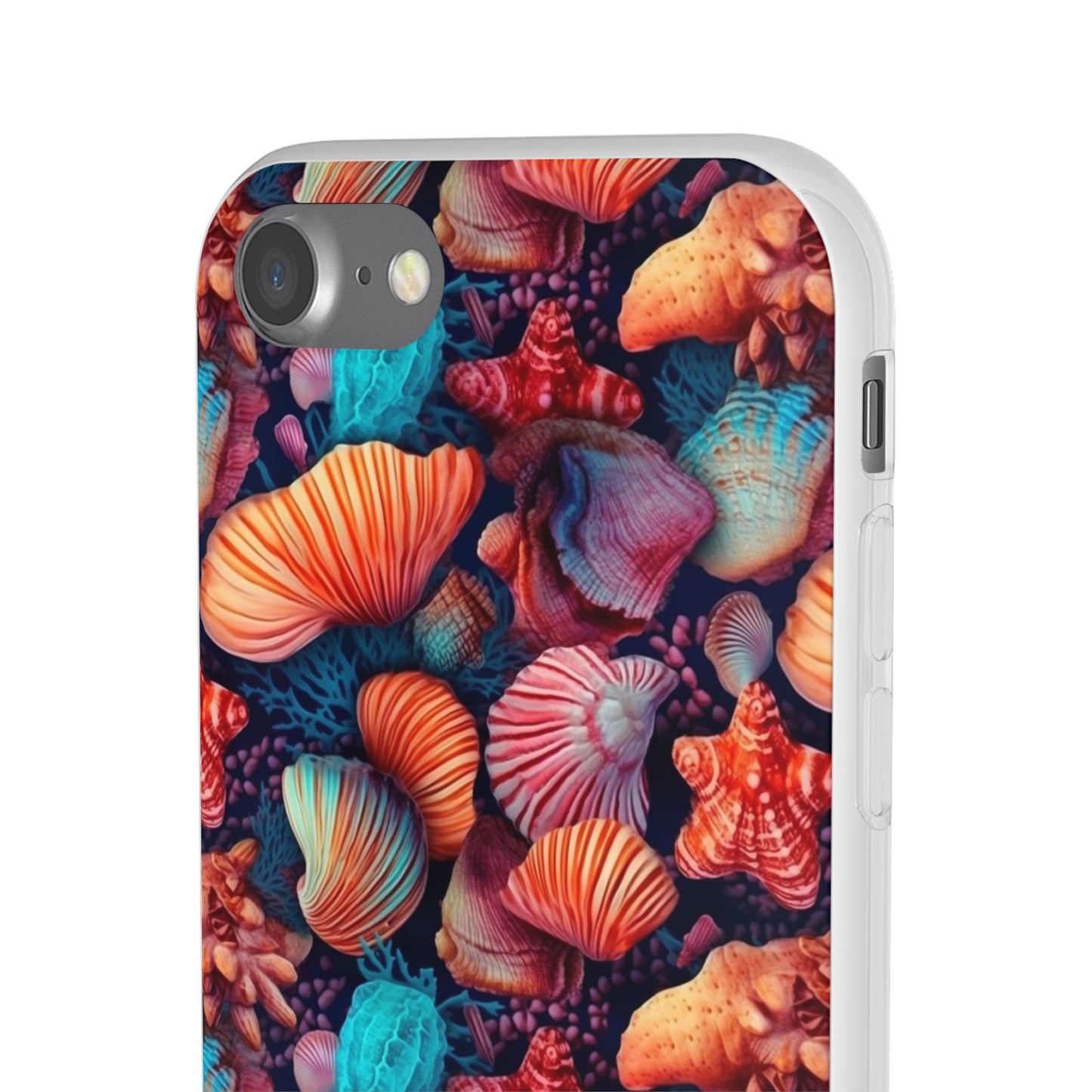 Vibrant Shallow Seascape - Flexible Phone Case Phone Case Pattern Symphony   