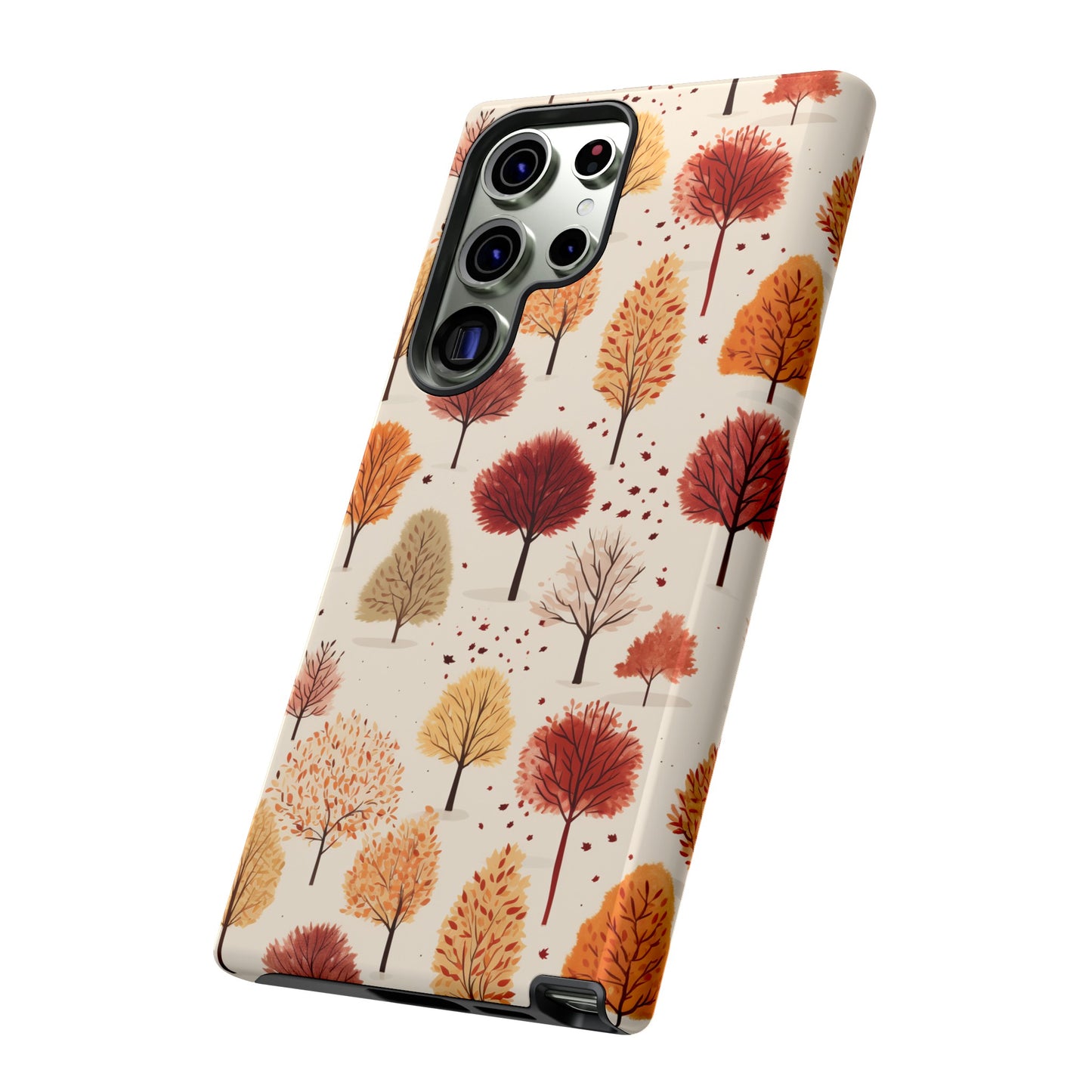 Gradient Grove: Autumn's Diverse Palette - Tough Phone Case