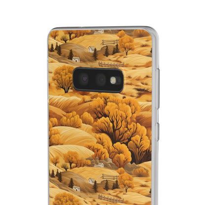 Rural Rhapsody: Early Autumn Farm Tales - Flexible Phone Case