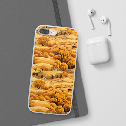 Rural Rhapsody: Early Autumn Farm Tales - Flexible Phone Case