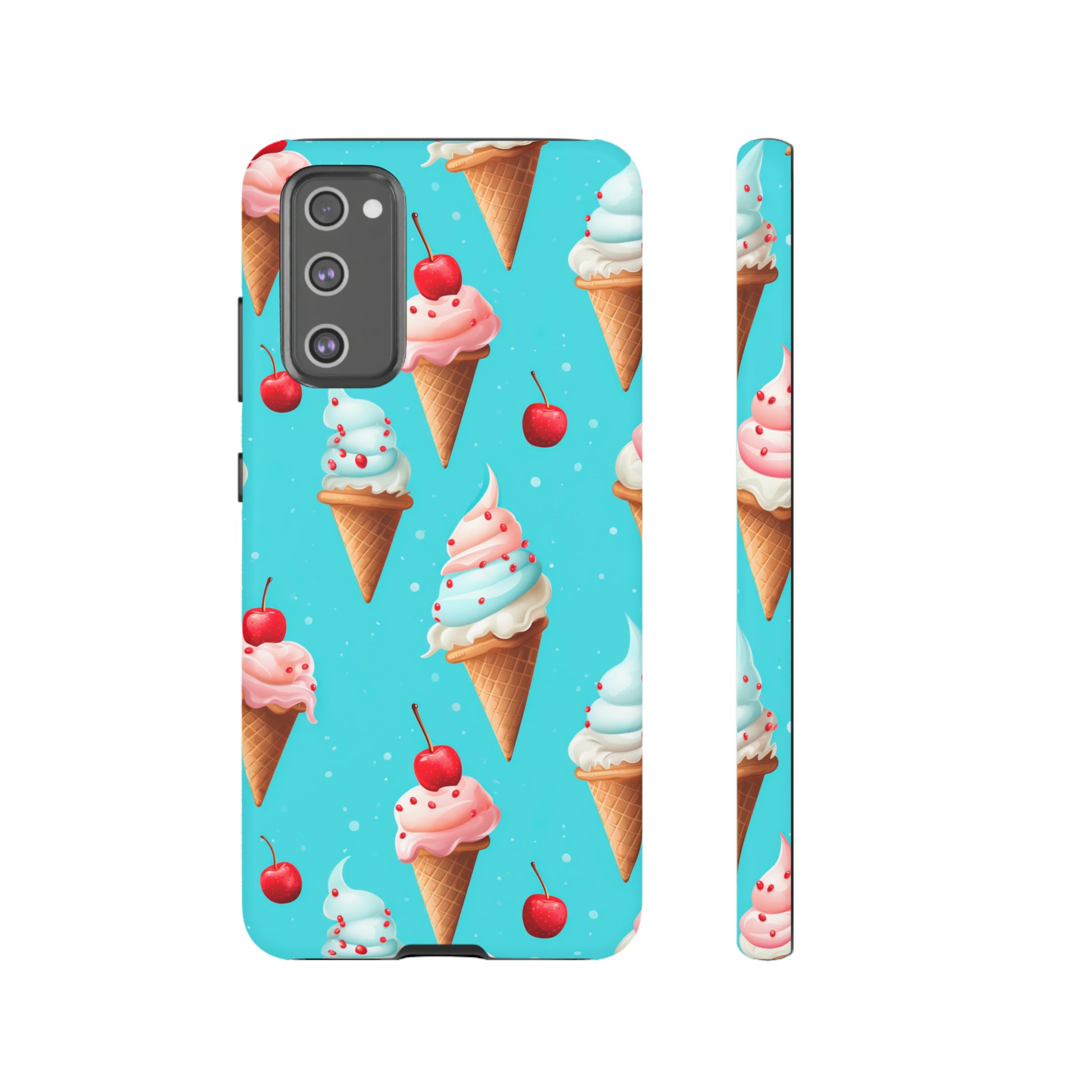 Sundae Funday - Ice Cream Cone Pattern Phone Case - iPhone & Samsung Compatible Phone Case Pattern Symphony   