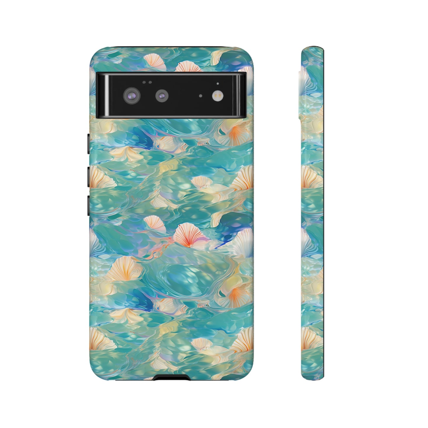 Watercolour Seashell Wonders - Protective Tough Phone Case