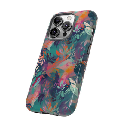 Botanical Bliss - Stylized Abstract Flower Design Tough Phone Case