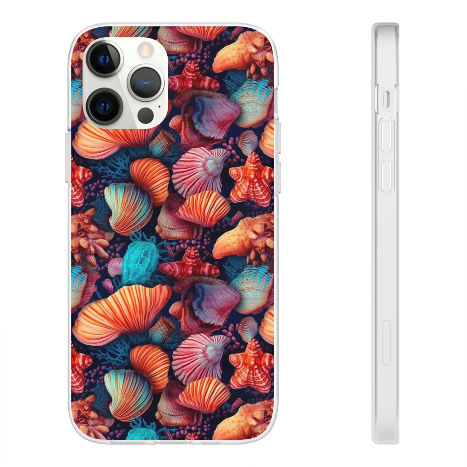 Vibrant Shallow Seascape - Flexible Phone Case Phone Case Pattern Symphony   