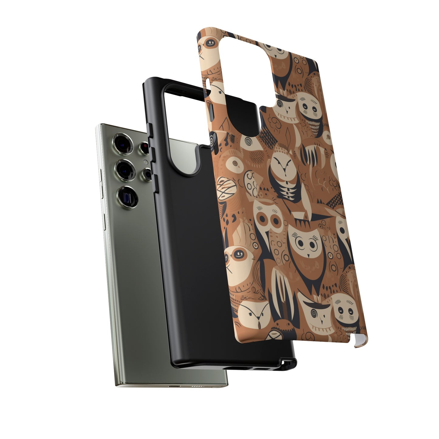 Abstract Owl - Phone Case