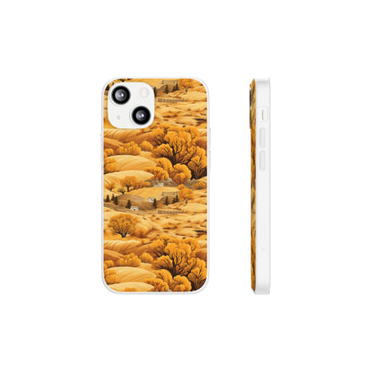 Rural Rhapsody: Early Autumn Farm Tales - Flexible Phone Case