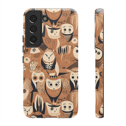 Abstract Owl - Phone Case