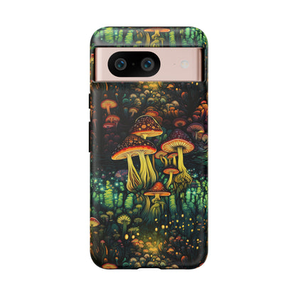 Neon Hallucinations: An Illuminated Autumn Spectacle - Tough Phone Case