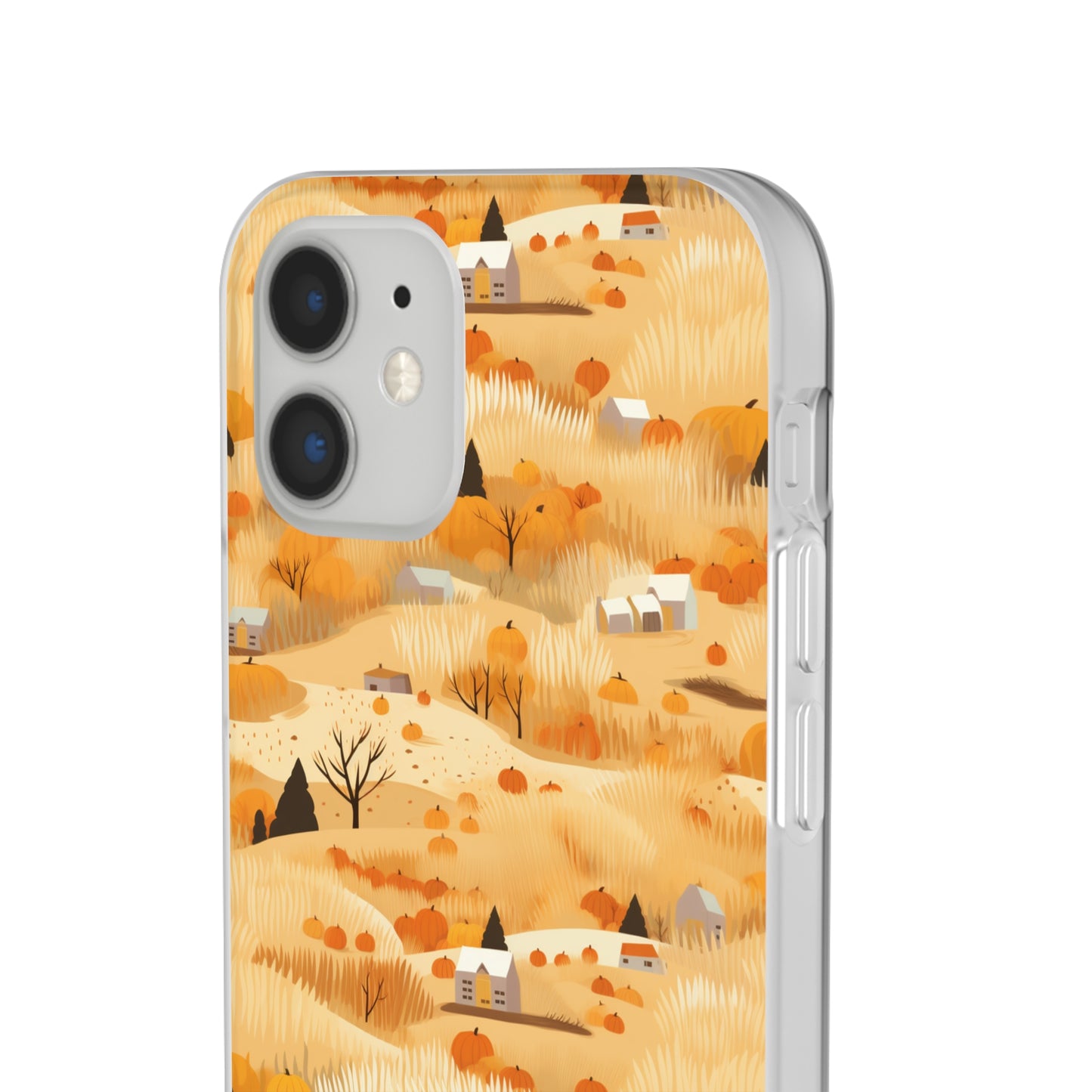 Harvest Homestead: Whimsical Autumn Villages - Flexible Phone Case