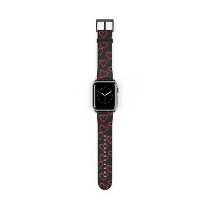 Neon Heartbeat: Fluorescent Flame - Apple Watch Strap