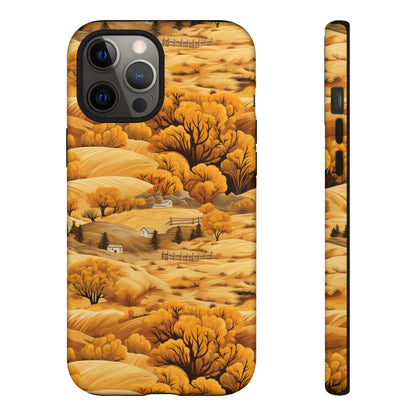 Rural Rhapsody: Early Autumn Farm Tales - Tough Phone Case