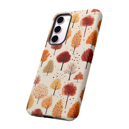 Gradient Grove: Autumn's Diverse Palette - Tough Phone Case