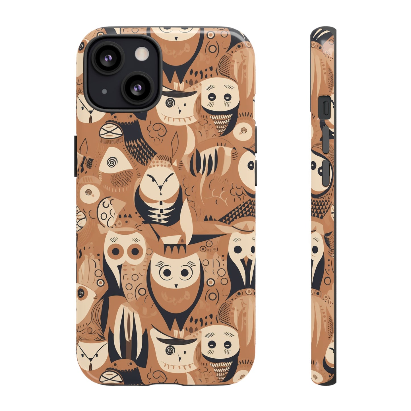 Abstract Owl - Phone Case