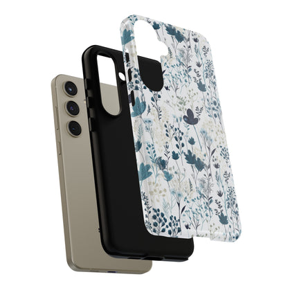 Serene Blue Wildflower - Phone Case