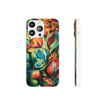 Spring Flourish Phone Case - Artistic Floral Elegance - Spring Collection - Flexi Cases Phone Case Pattern Symphony   