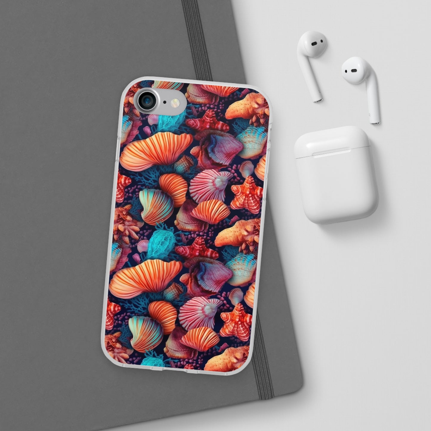 Vibrant Shallow Seascape - Flexible Phone Case Phone Case Pattern Symphony iPhone 7  