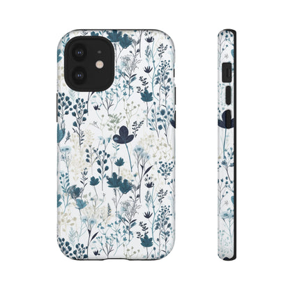 Serene Blue Wildflower - Phone Case