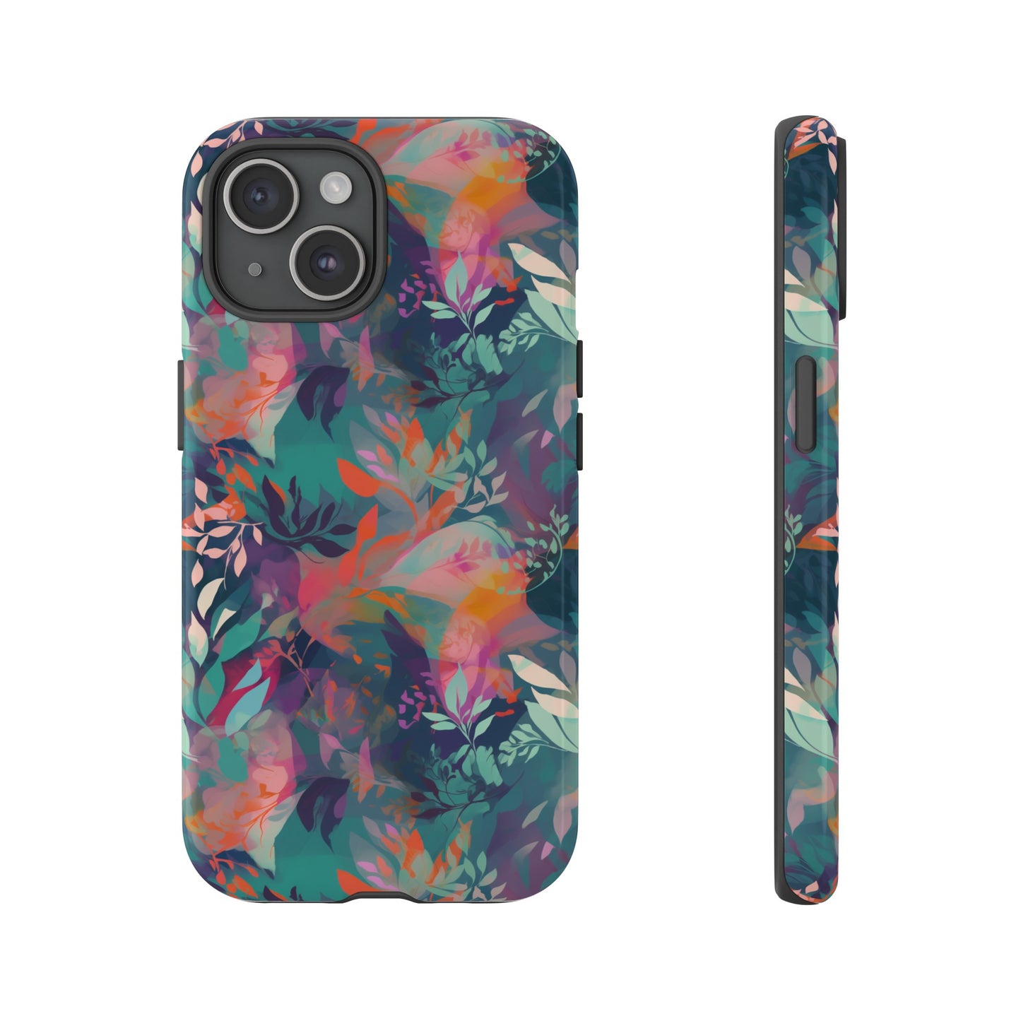 Botanical Bliss - Stylized Abstract Flower Design Tough Phone Case