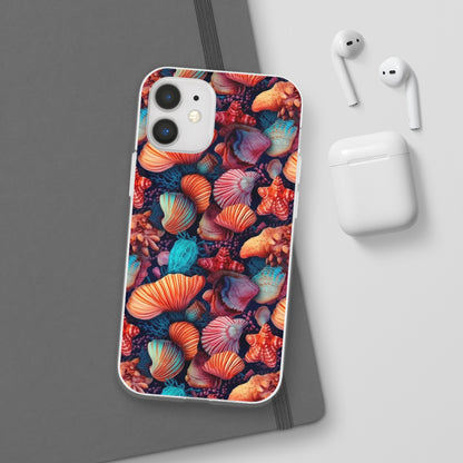 Vibrant Shallow Seascape - Flexible Phone Case Phone Case Pattern Symphony iPhone 12 Mini  