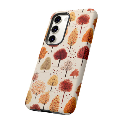 Gradient Grove: Autumn's Diverse Palette - Tough Phone Case