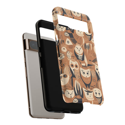 Abstract Owl - Phone Case