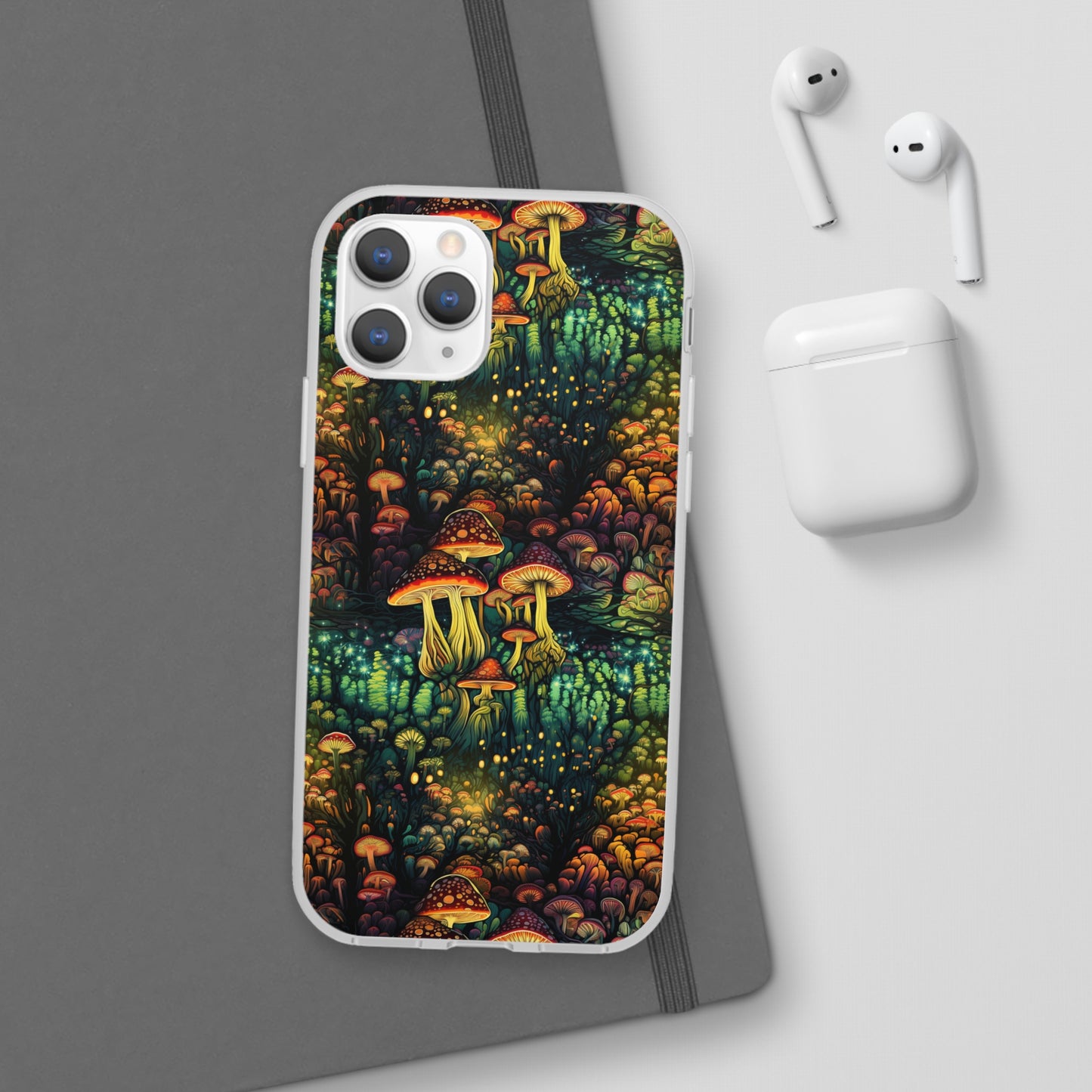 Neon Hallucinations: An Illumulated Autumn Spectacle - Flexible Phone Case