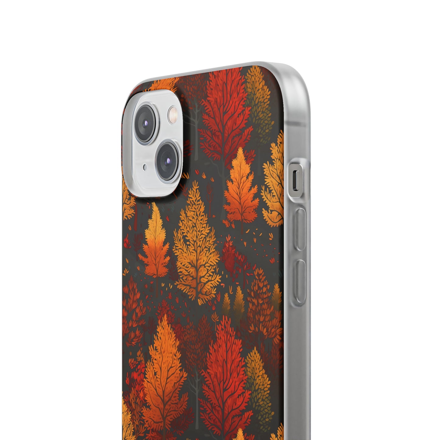 Bronzed Forest: A Chromatic Landscape - Flexible Phone Case