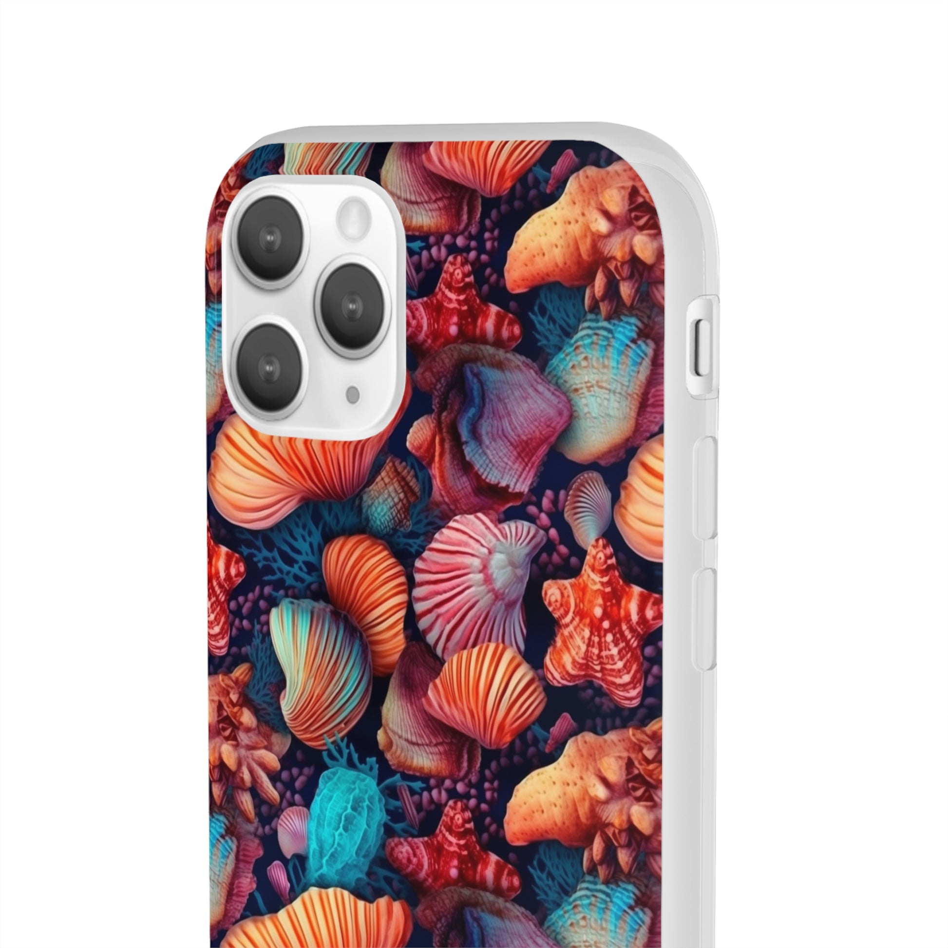 Vibrant Shallow Seascape - Flexible Phone Case Phone Case Pattern Symphony   