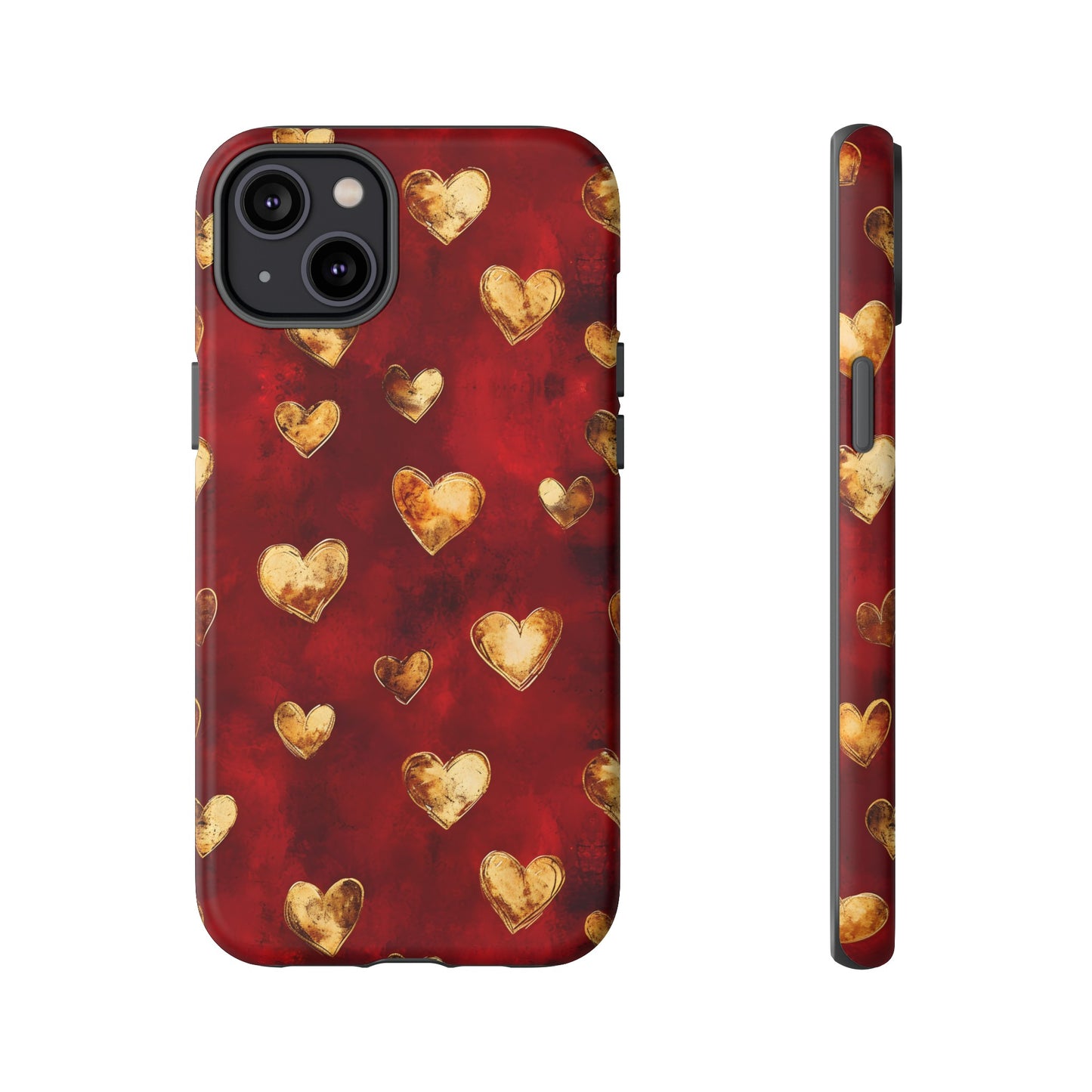 Midas Touch: Gilded Hearts - Phone Case