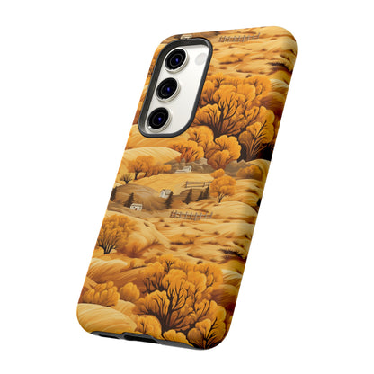 Rural Rhapsody: Early Autumn Farm Tales - Tough Phone Case